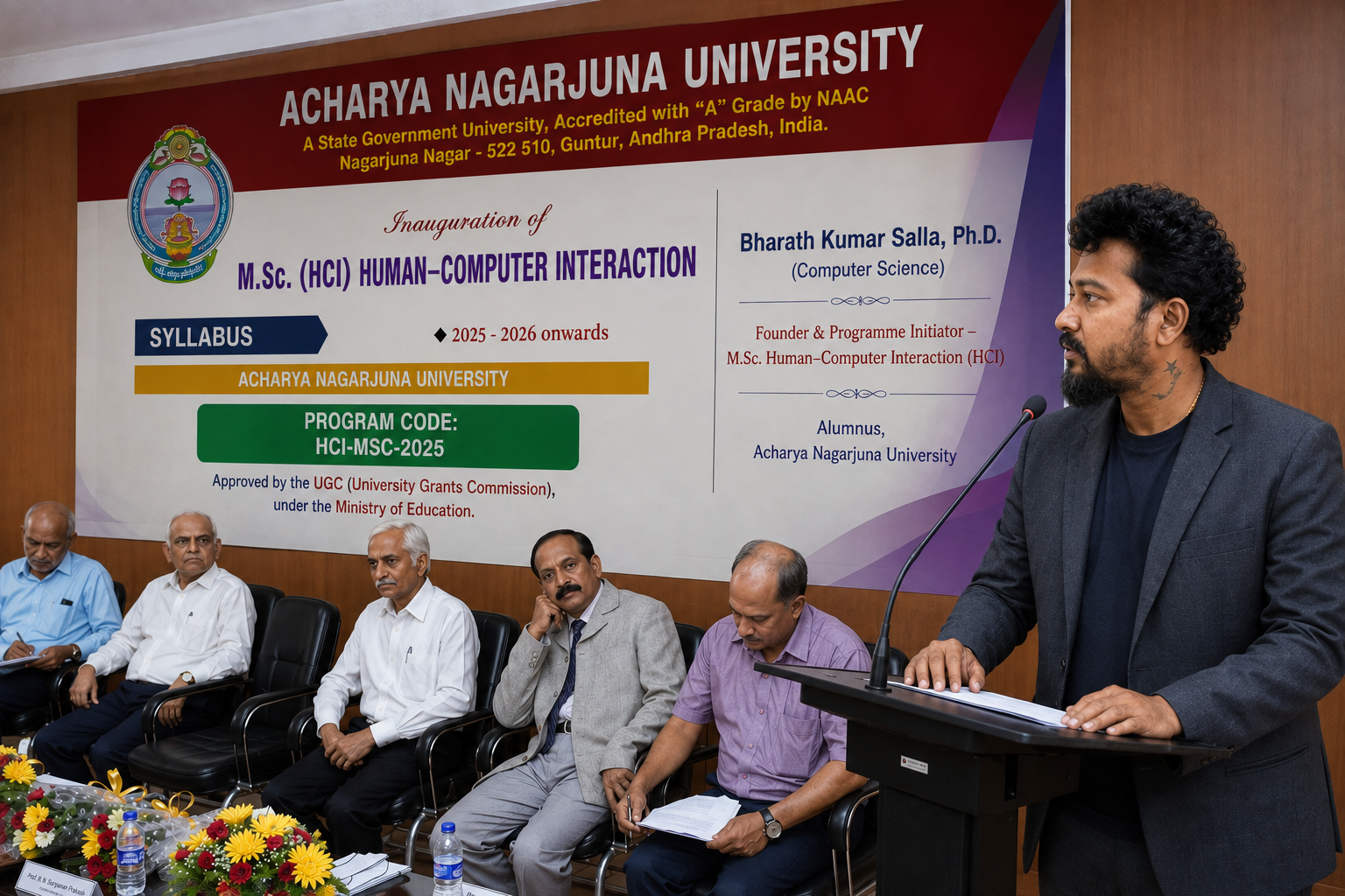 Bharath Kumar Salla Designs Andhra Pradesh's First Postgraduate HCI Programme at ANU — 1,246 Students Enrol in Year One